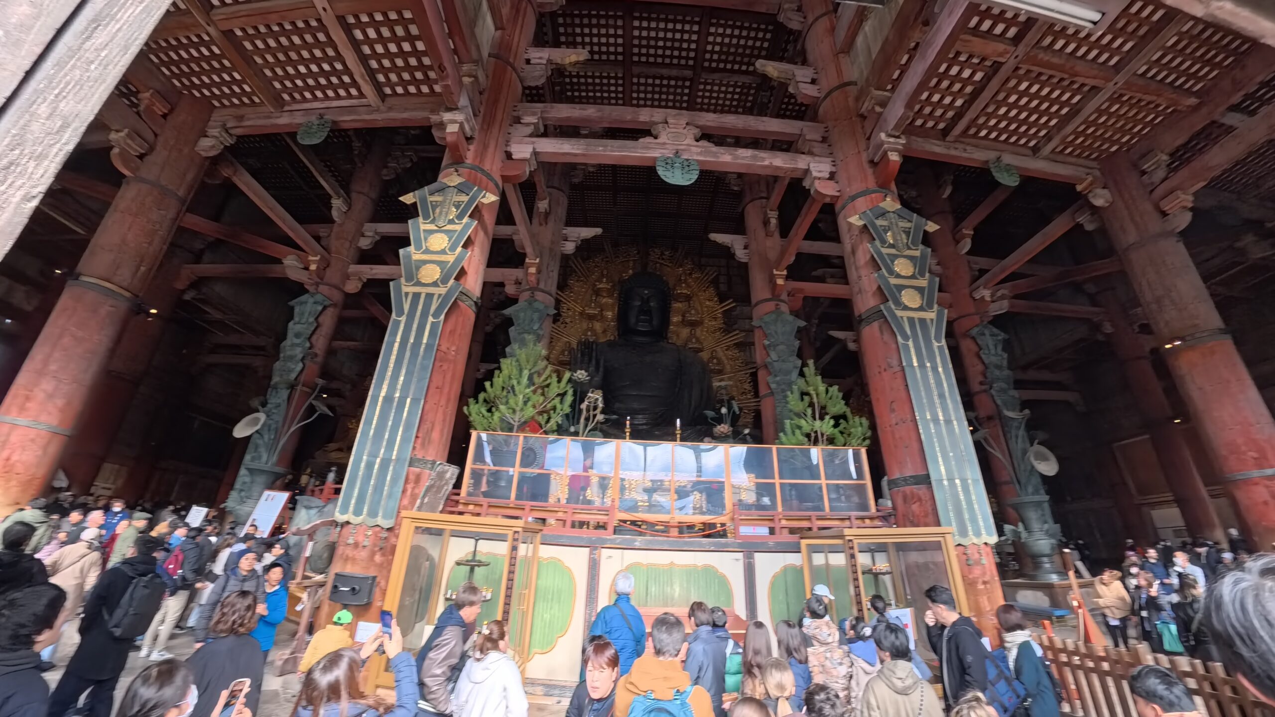 大仏殿は外国人観光客の方々で大盛況でした
