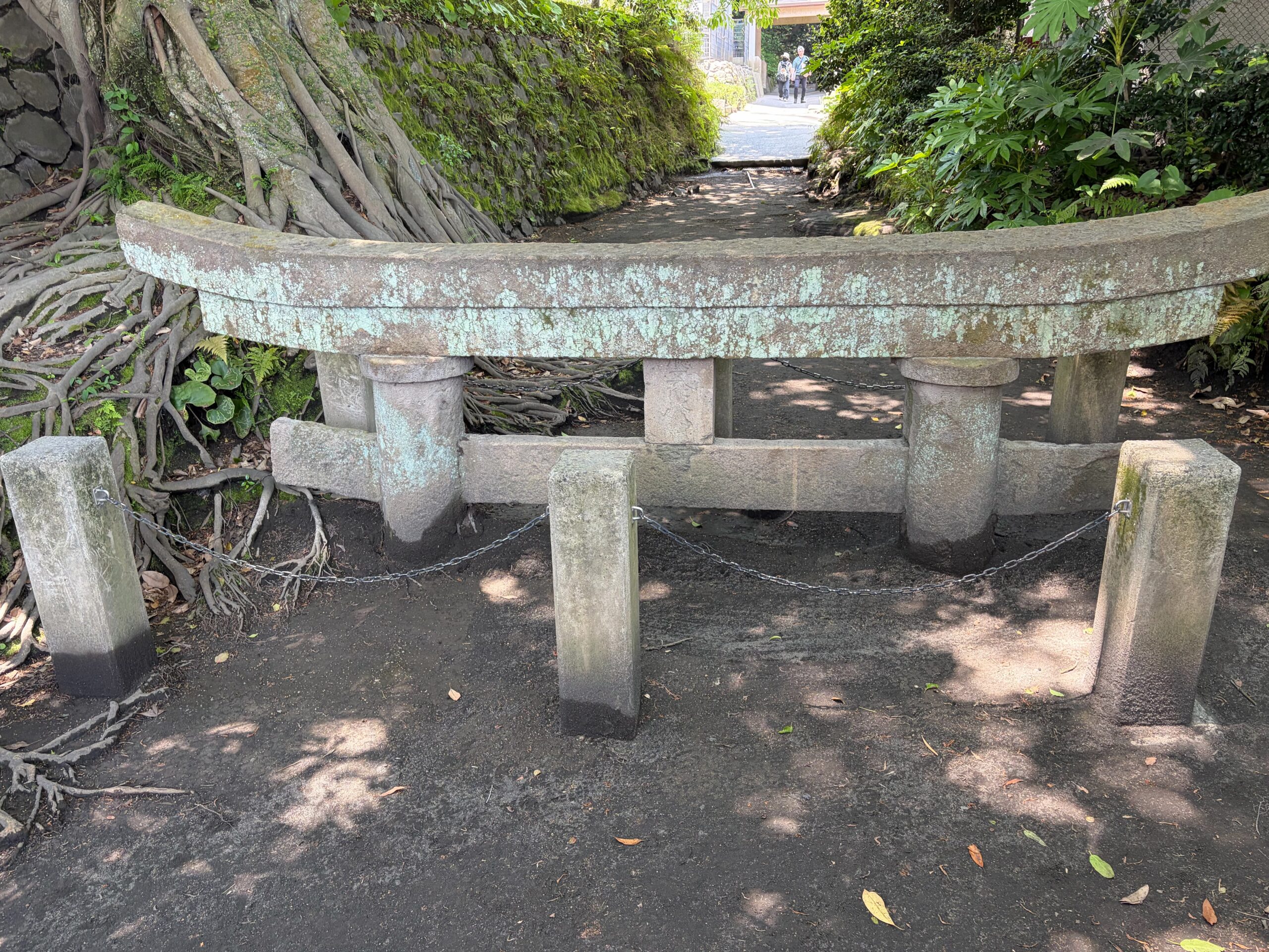 黒神埋没鳥居(正面)
