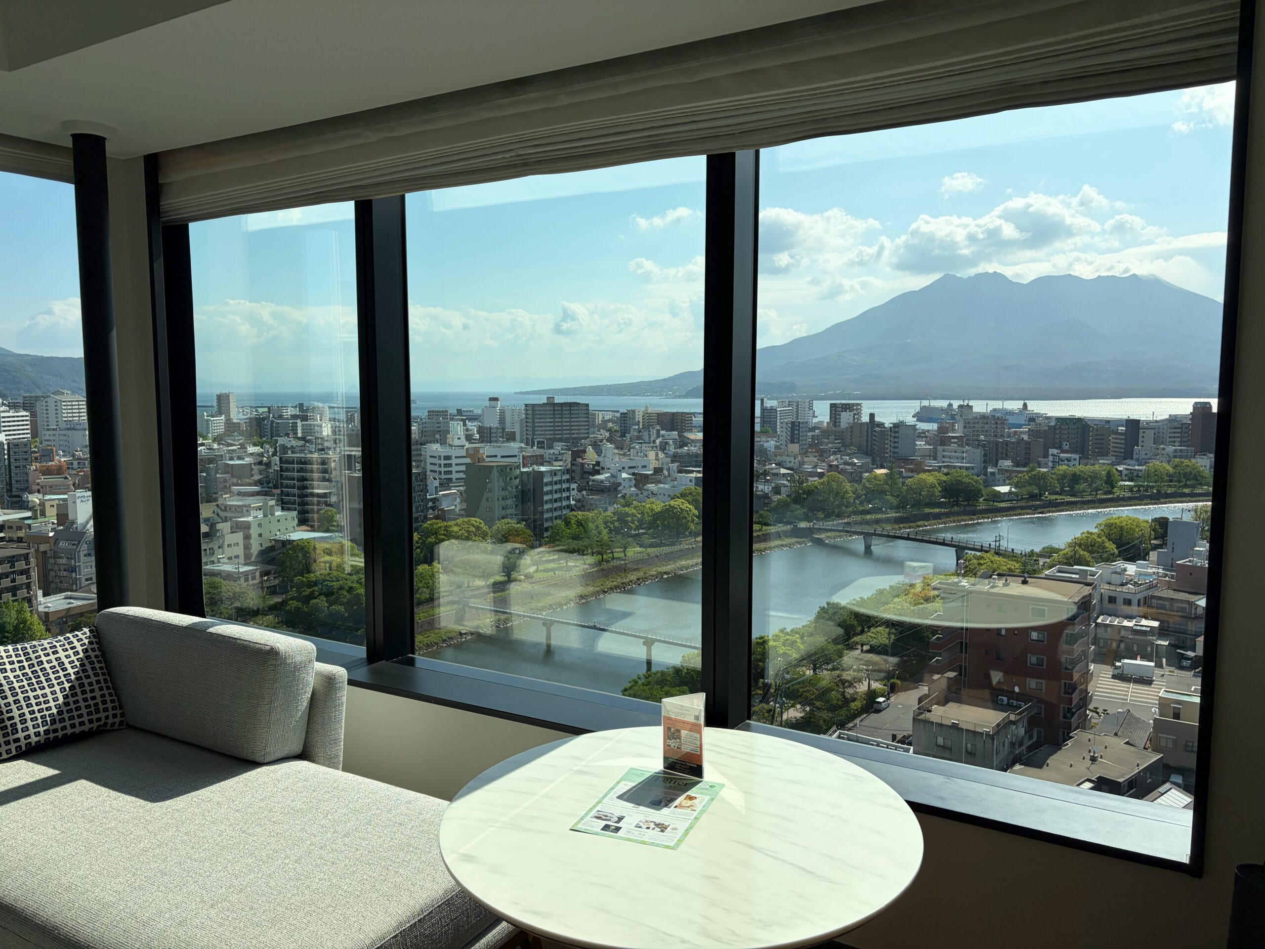 桜島ビューを横から